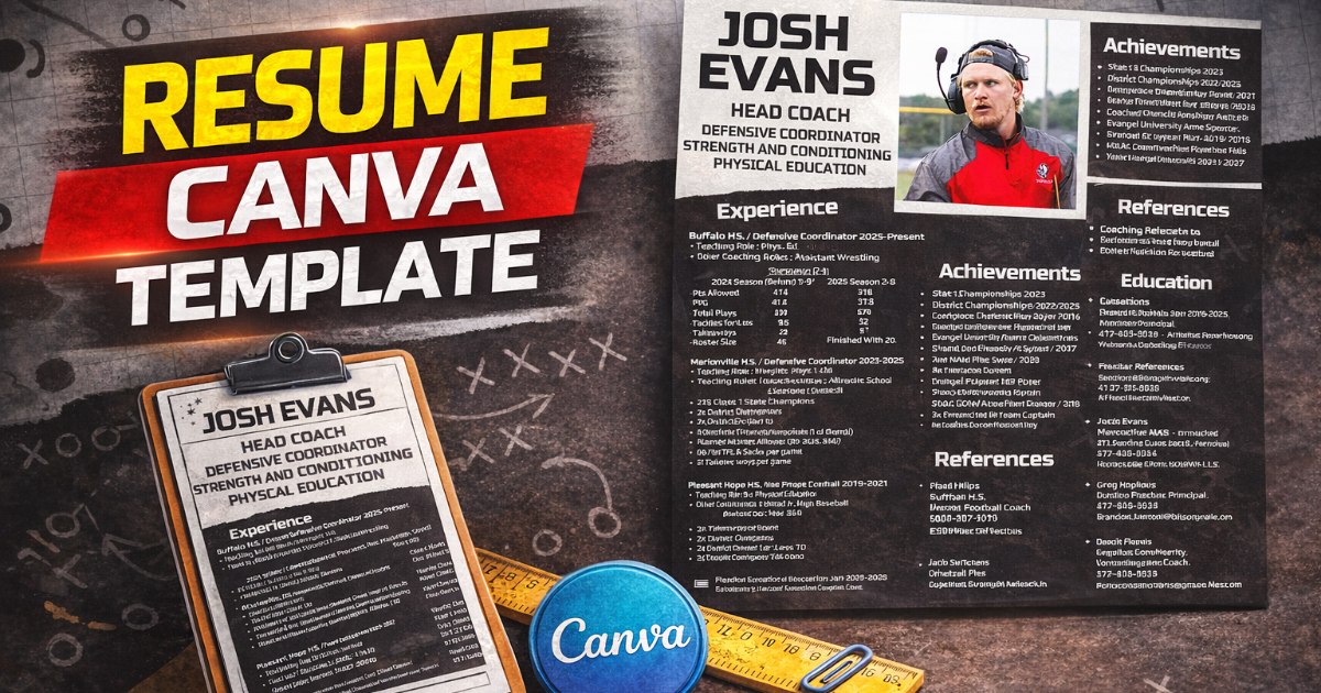 RESUME CANVA TEMPLATE / EXAMPLE