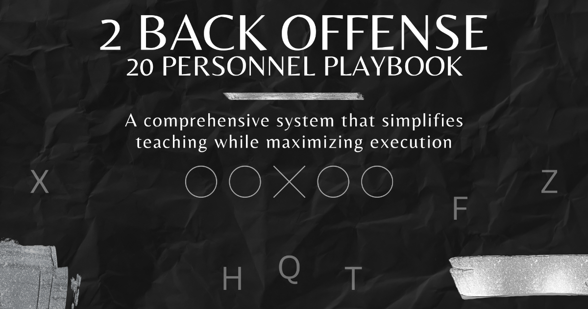 2 Back Offense: 20 Personnel Playbook