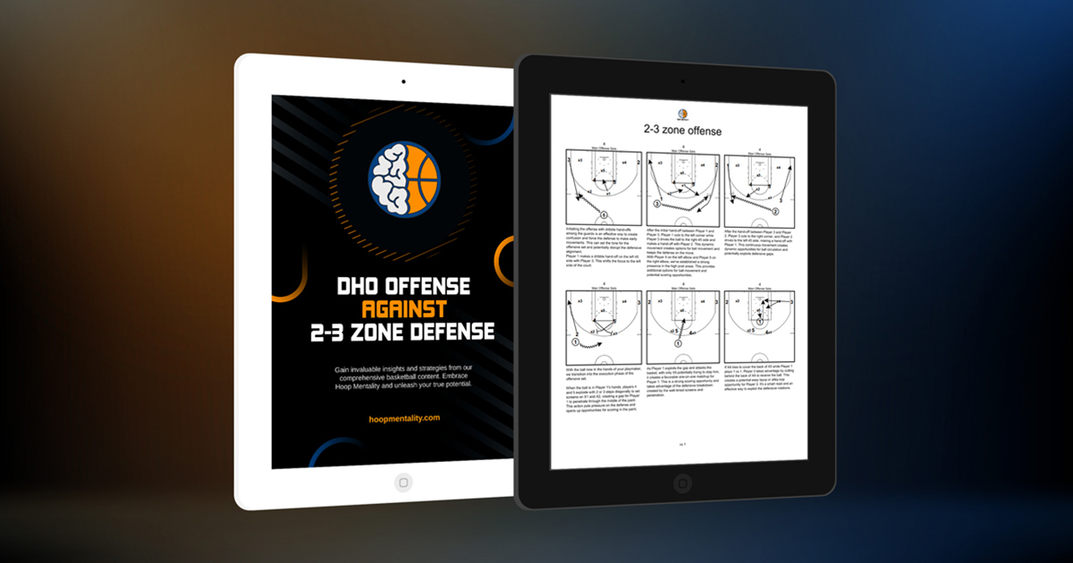 DHO Offense Against 2-3 Zone Defense