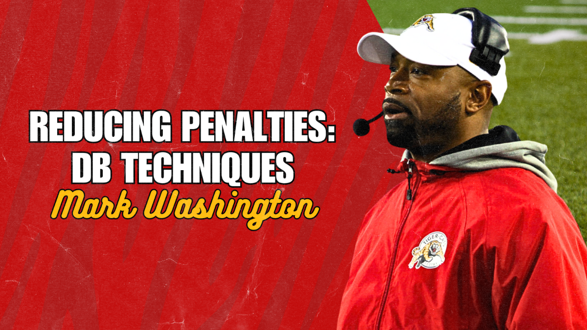 Mark Washington- Reducing Penalties: DB Techniques