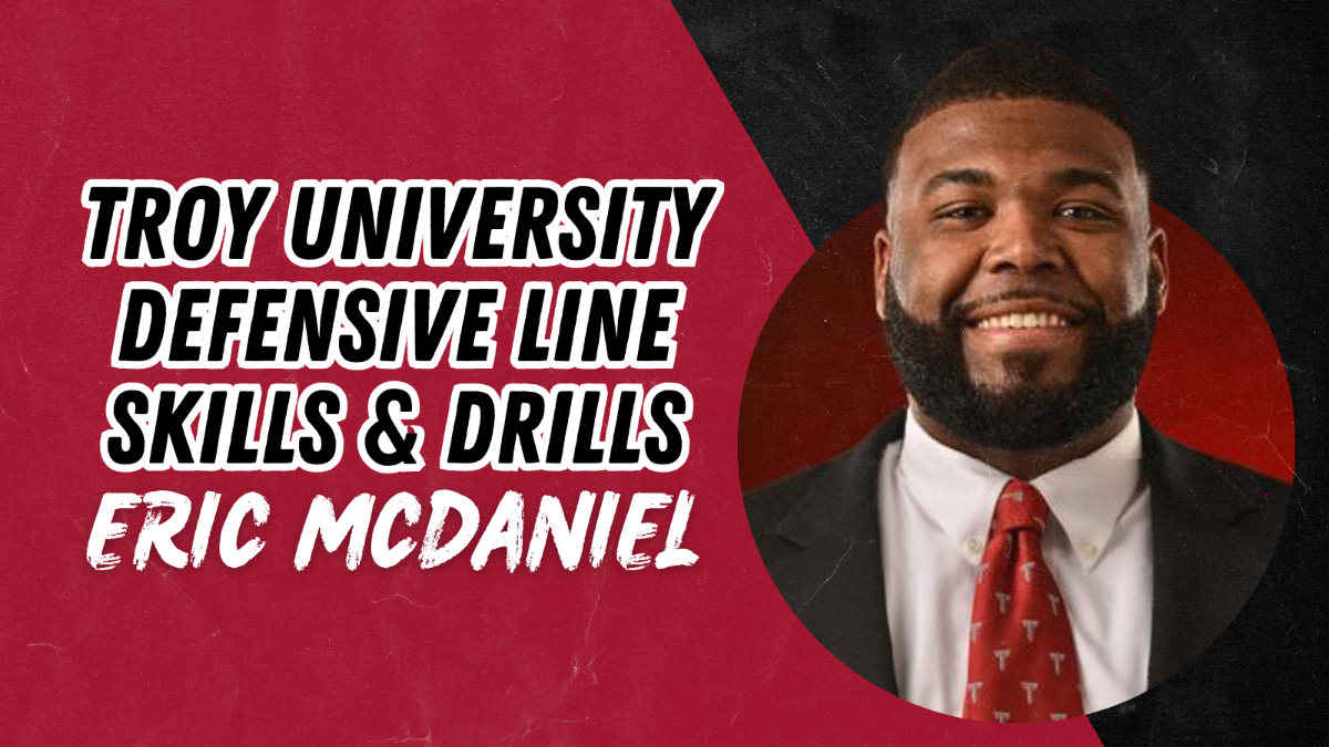 Eric McDaniel- Troy University Defensive Line Skills & Drills