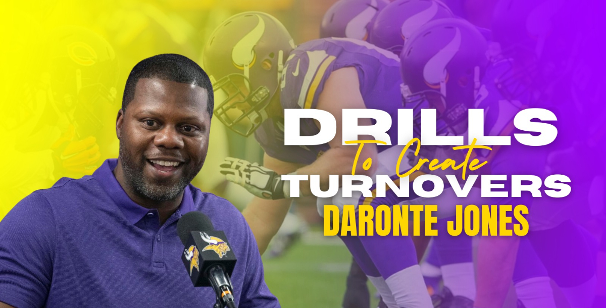 Daronte Jones, LSU Defensive Coordinator - Drills to Create Turnovers