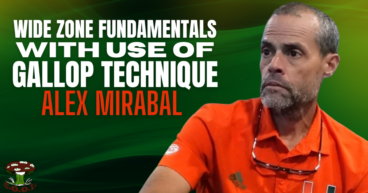 Wide Zone Fundamentals w/ Use of Gallop Technique 
