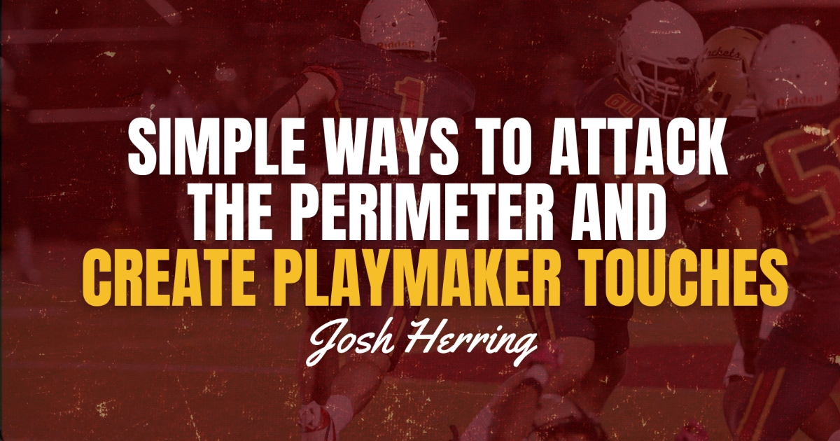Simple Ways To Attack The Perimeter And Create Playmaker Touches