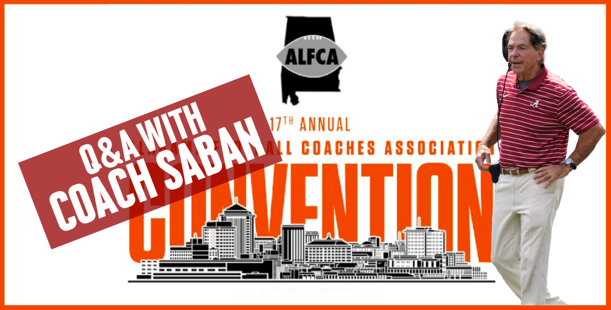 Q&A with Alabama Head Coach Nick Saban