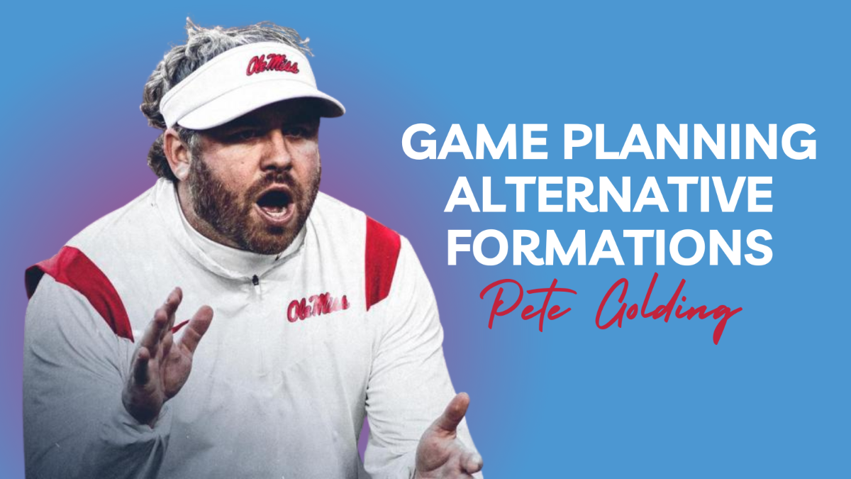 Pete Golding - Game Planning Alternative Formations
