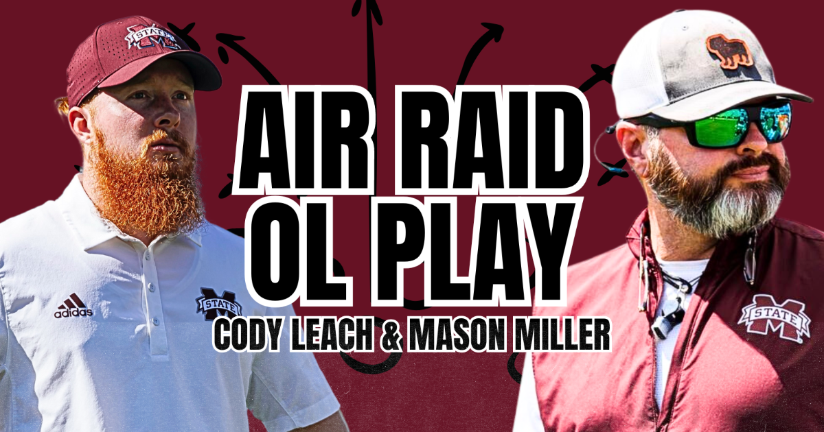 Cody Leach and Mason Miller - Air Raid OL Play