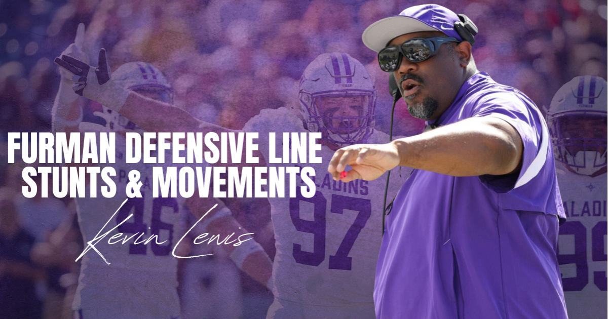 Kevin Lewis - Furman Defensive Line Stunts and Movements