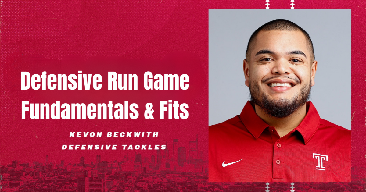 Kevon Beckwith - Defensive Run Game Fundamentals & Fits