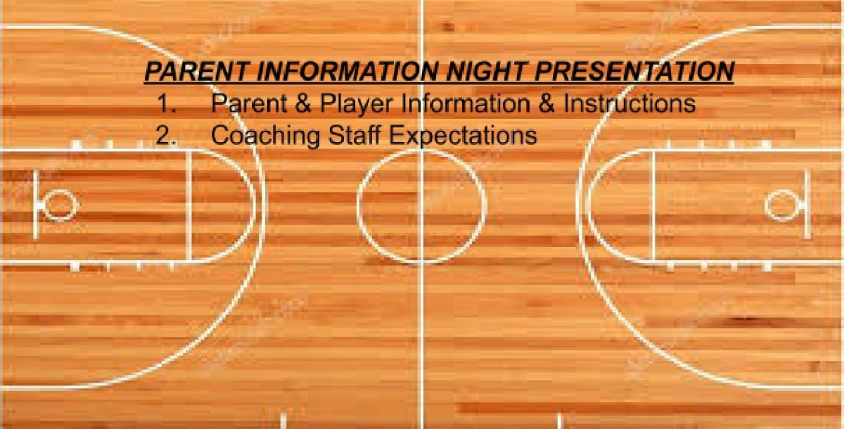 Parent Information Night Presentation & Staff Expectations Template