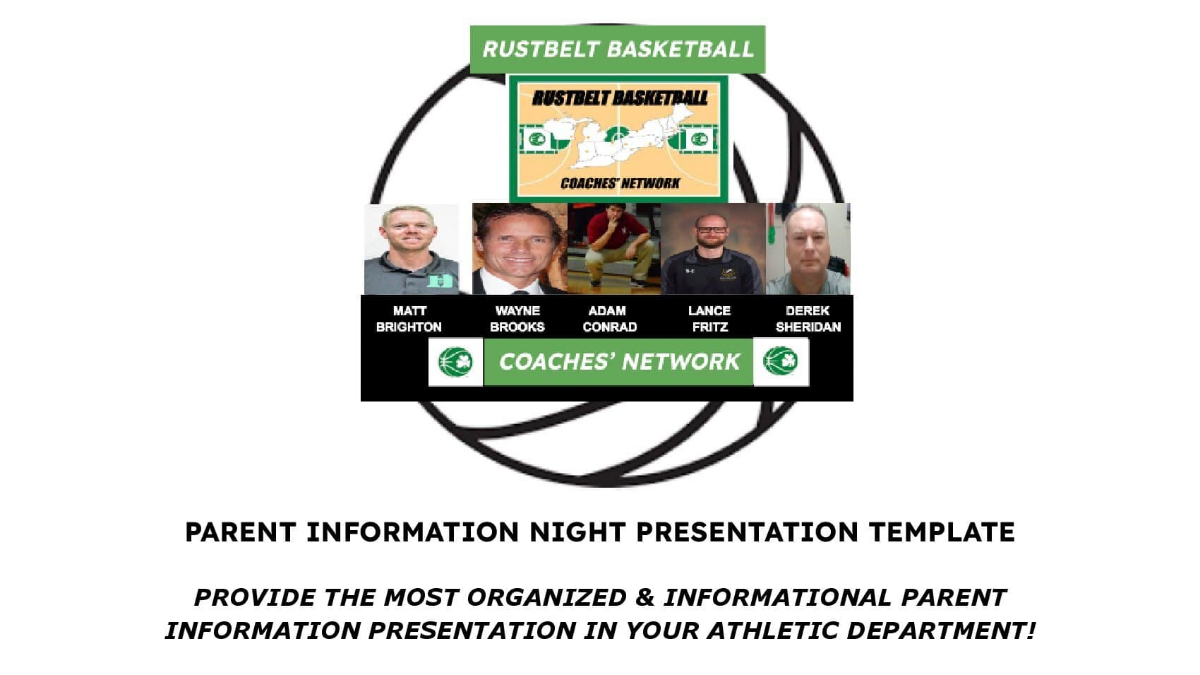 Parent Information Night Presentation & Staff Expectations Template