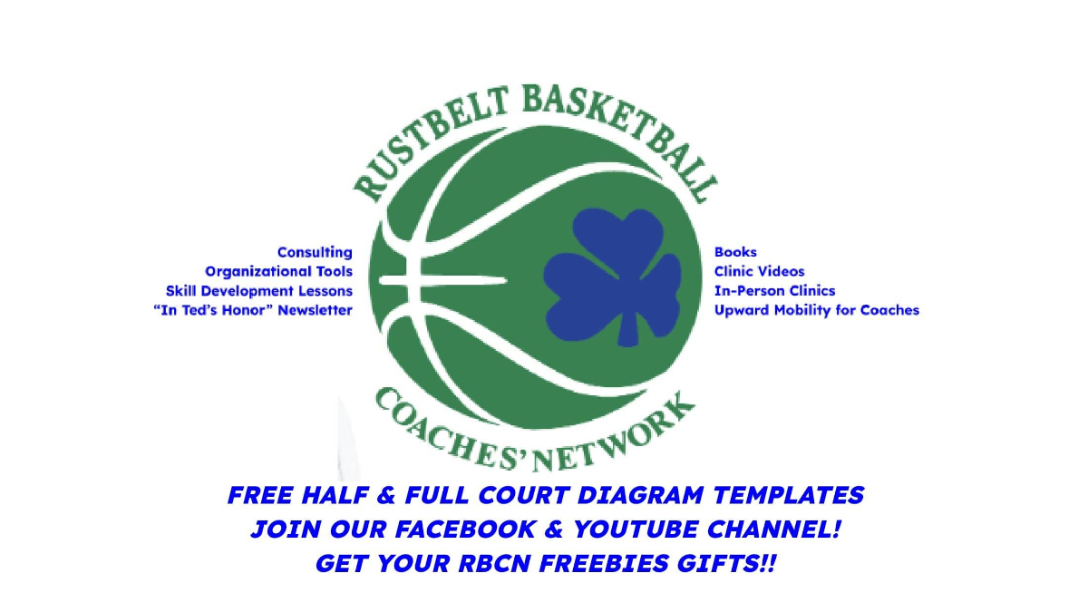 RUSTBELT BASKETBALL COACHES NETWORK:  FREE BASKETBALL COURT TEMPLATES