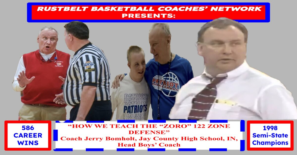 Coach Jerry Bomholt`s Famous 122 Half Court Zone Defense - From A to Z