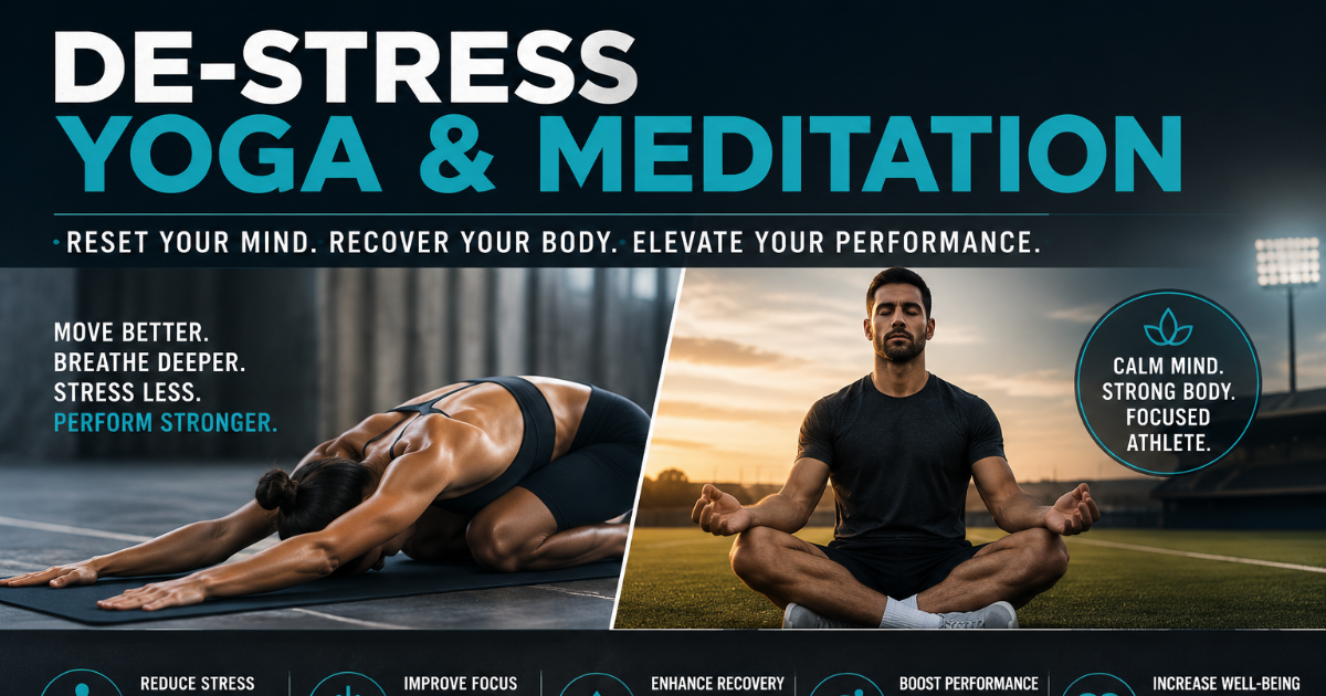 FREE De- stress Yoga and Meditation