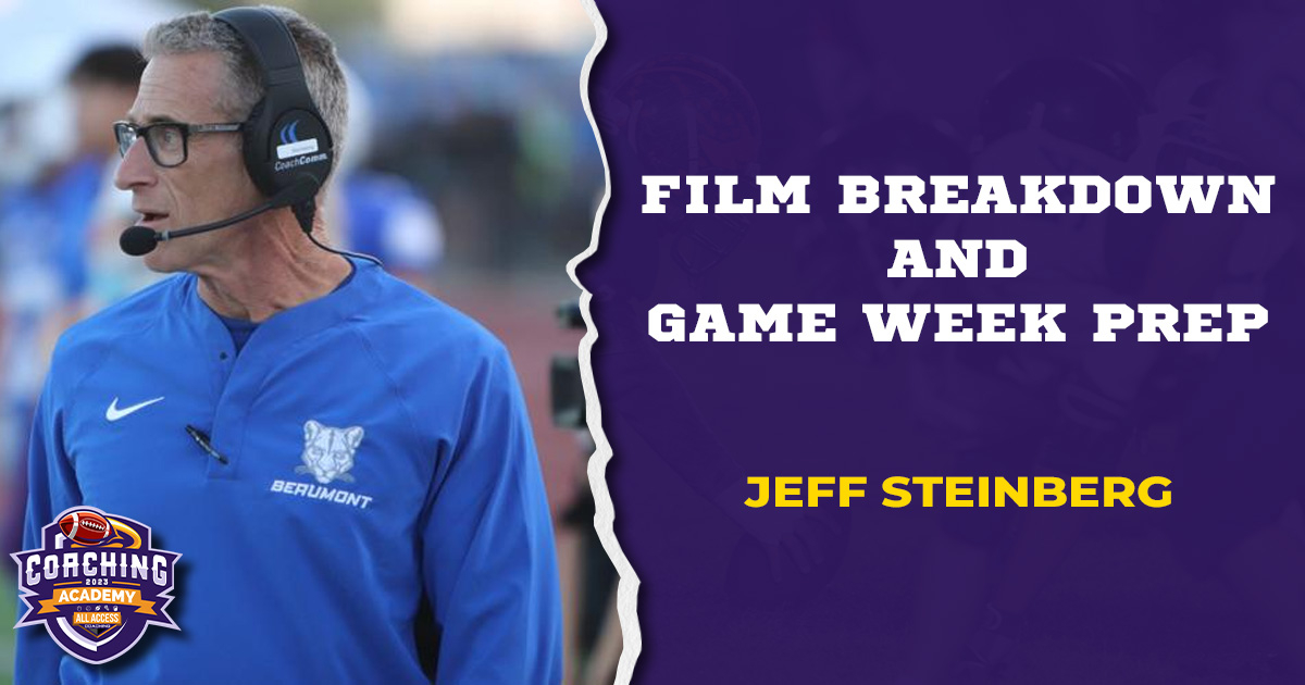 Film Breakdown and Game Week Prep