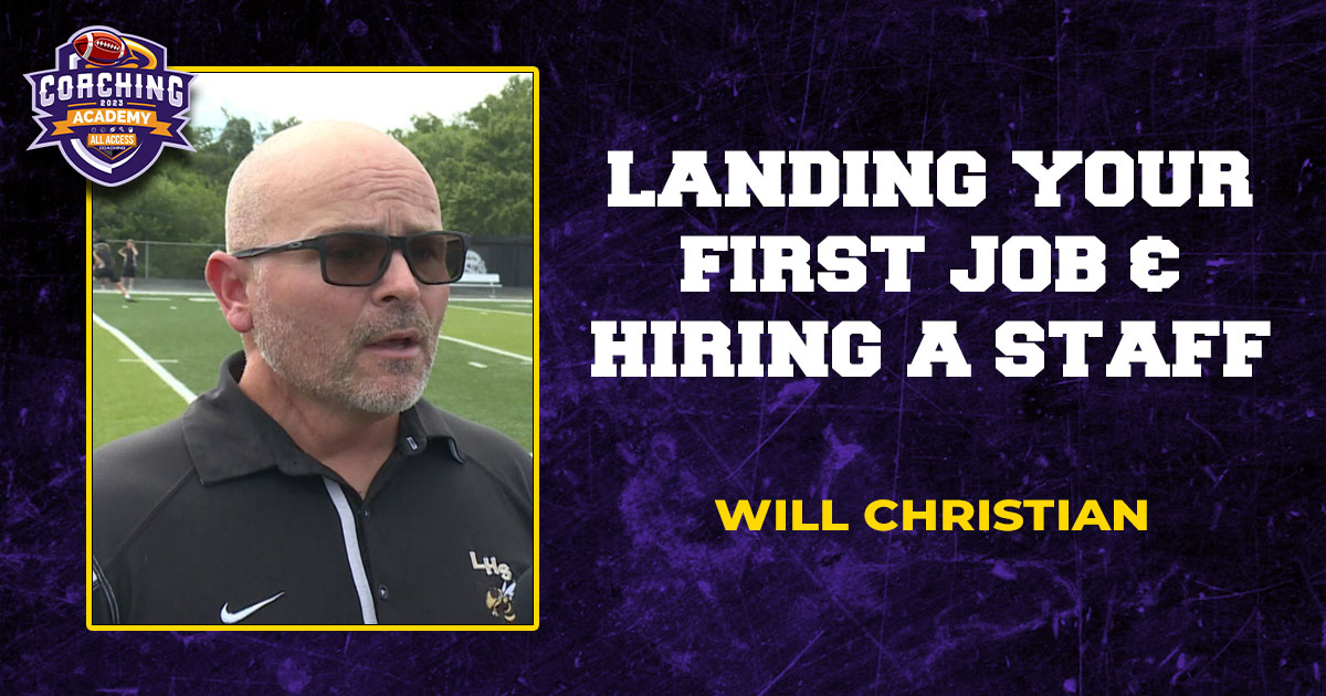 Landing Your First Head Coaching Job