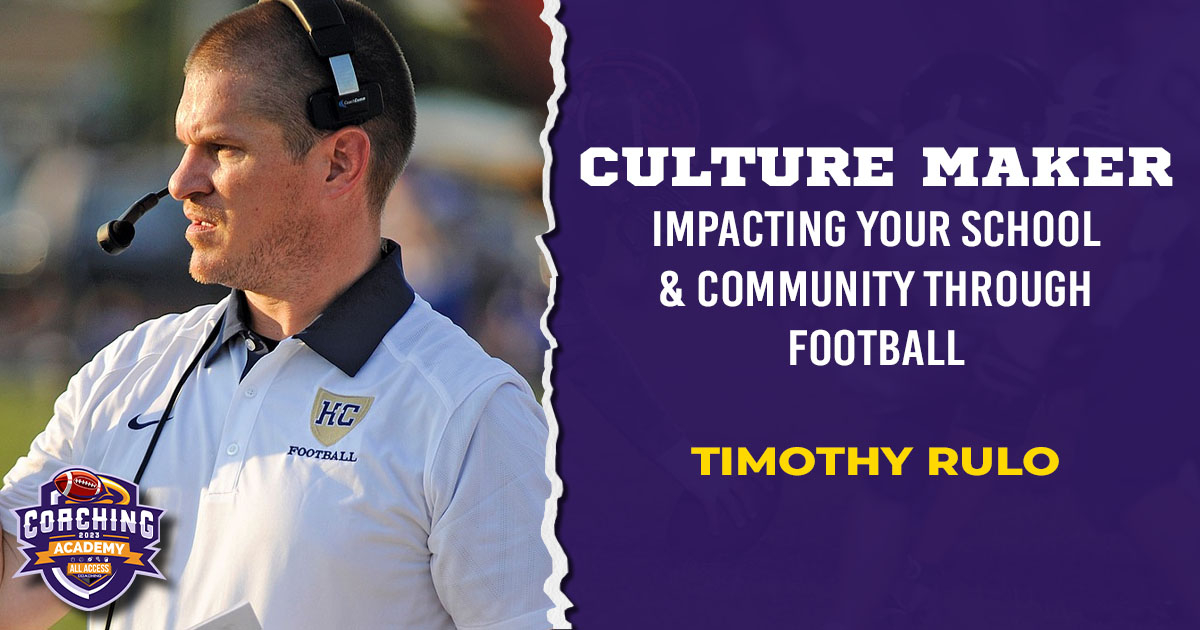 Culture Maker: Impacting your school & community through Football