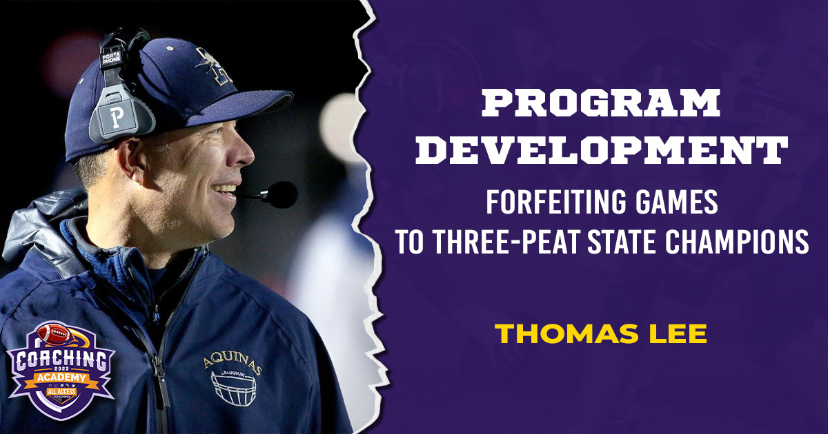 Program Development: From Forfeiting Games to Three-Peat State Champions