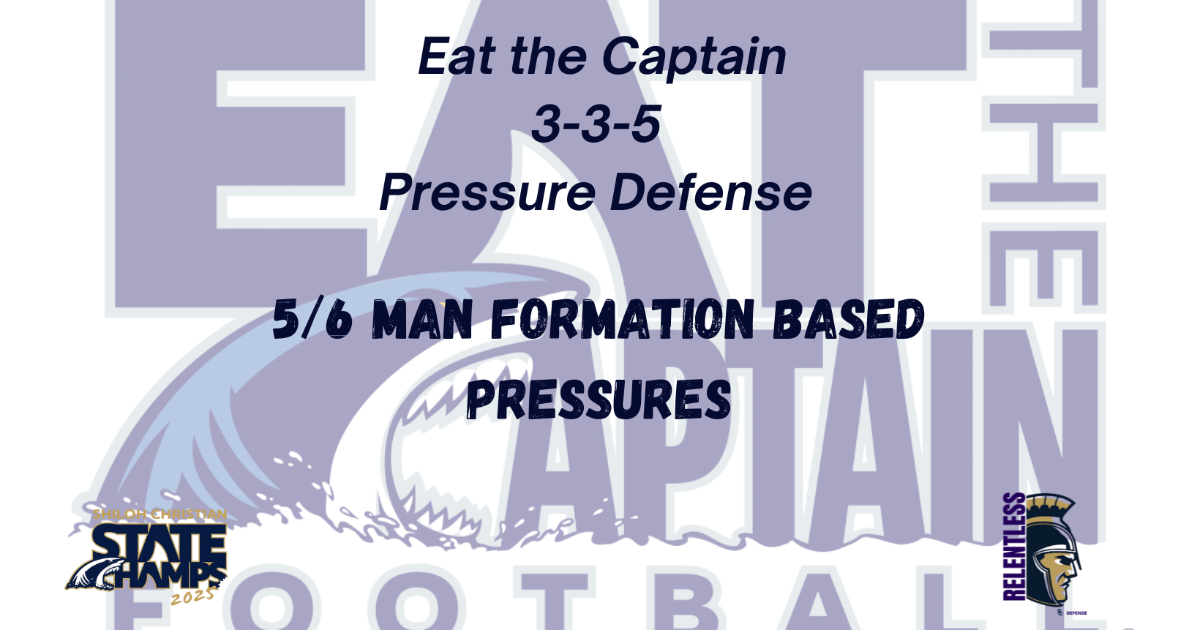 Eat the Captain 3-3-5 Defense 5 Man (LB) BTF`s