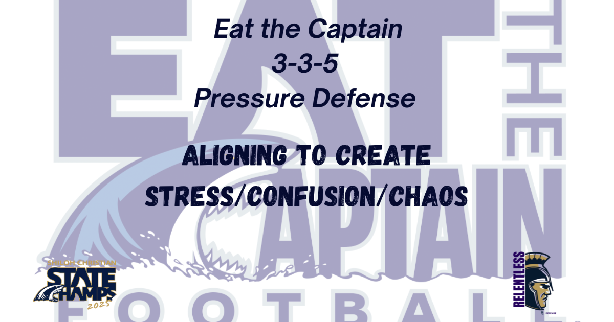 Eat the Captain 3-3-5 Pressure Defense: Using Alignments to Create Stress
