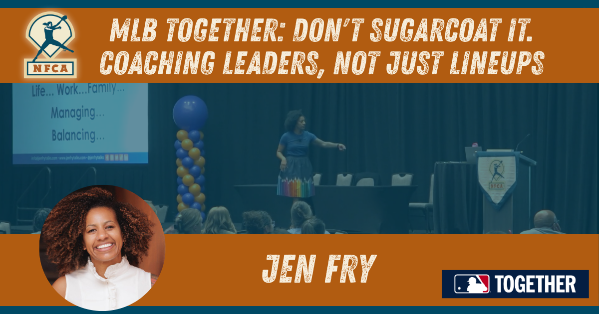 MLB Together: Don`t Sugarcoat It: Coaching leaders, not just lineups