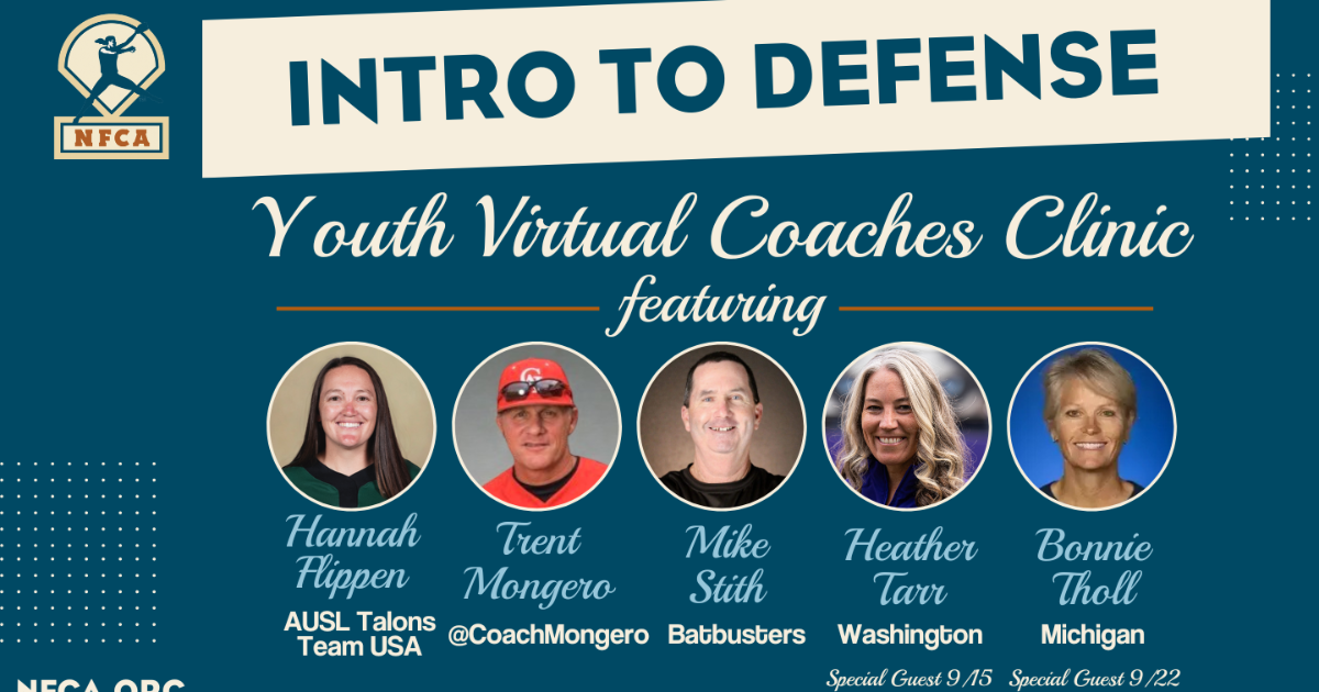 NFCA Youth Virtual Coaches Clinic: Intro to Defense