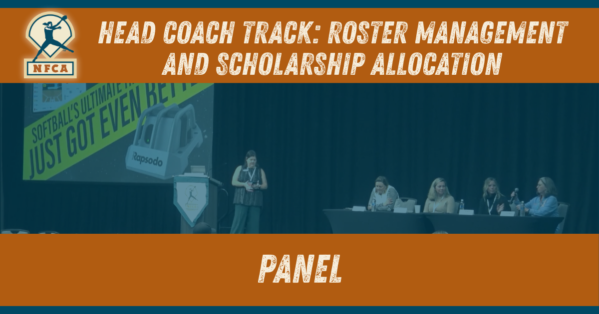Head Coach Track: Roster management and scholarship allocation