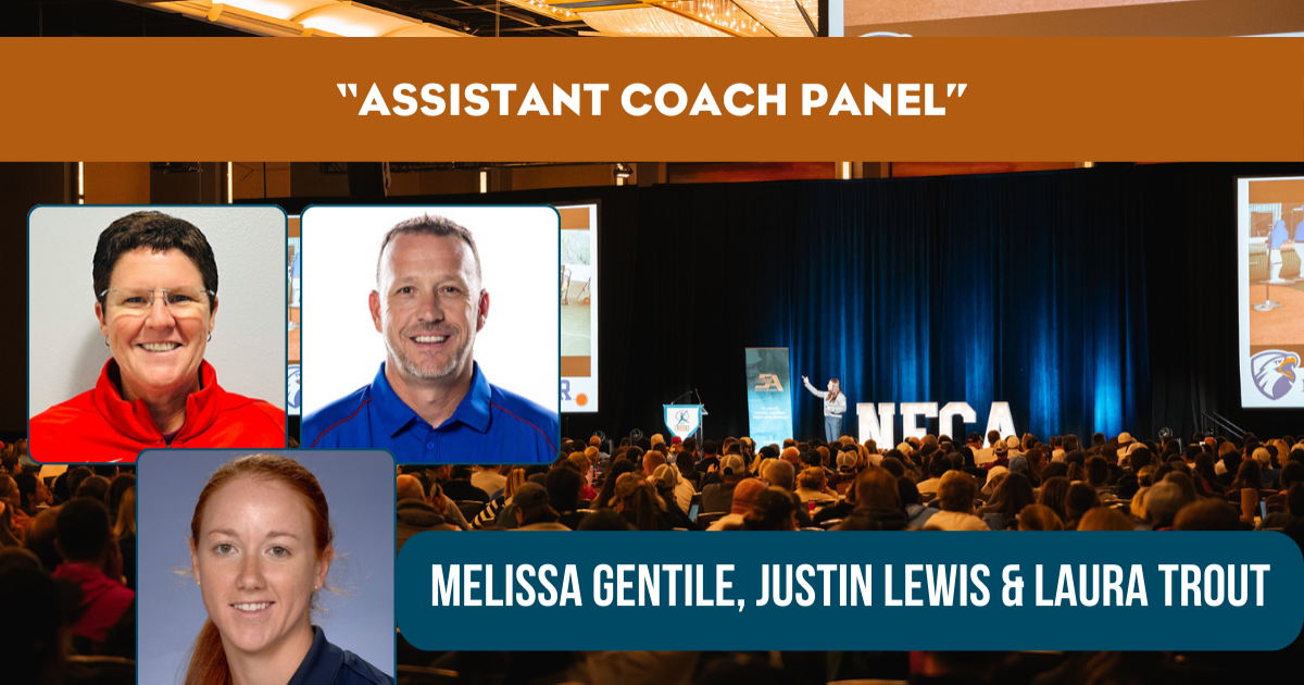 Assistant Coach Panel - Melissa Gentile, Justin Lewis & Laura Trout