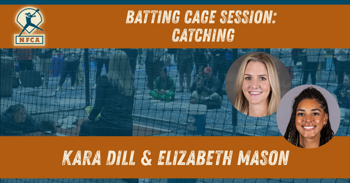 Batting Cage Session: Catching - Kara Dill & Elizabeth Mason (UTA)