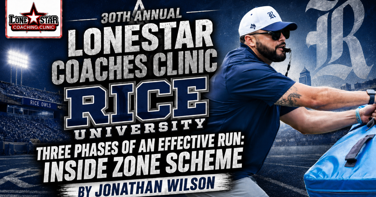  Jonathan Wilson Rice: Three Phases of an Effective Run: Inside Zone Scheme