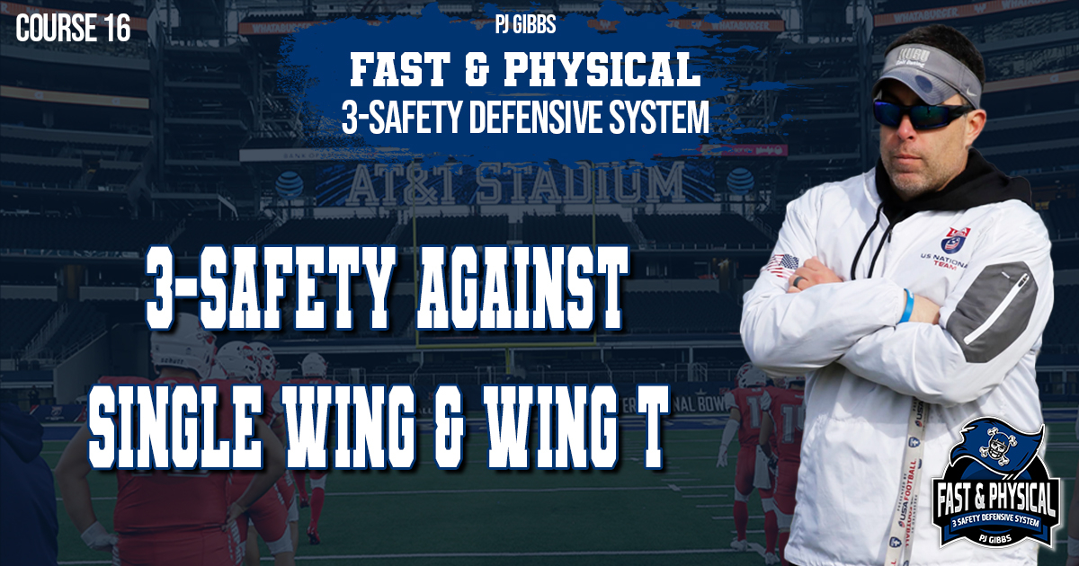 3-safety against Single Wing and Wing T
