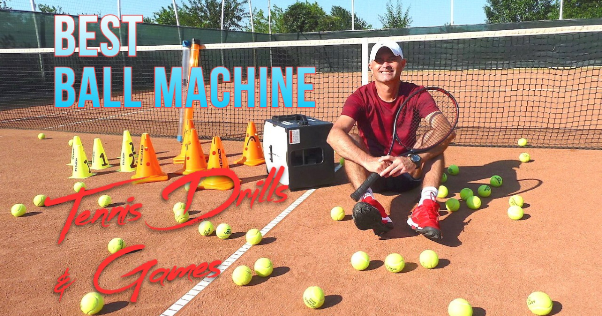 Best BALL MACHINE Tennis DRILLS and GAMES