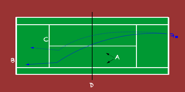 covering the court at the net