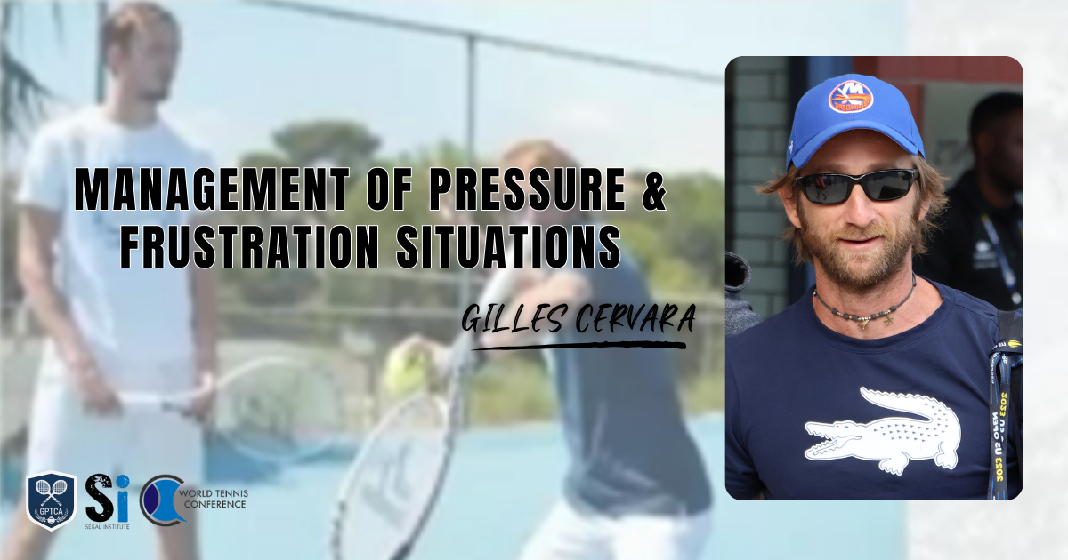 Gilles Cervara-Management of Pressure & Frustration Situations
