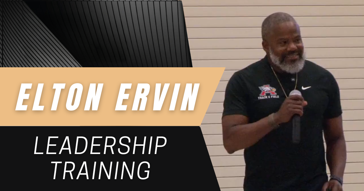 Elton Ervin - Leadership Training