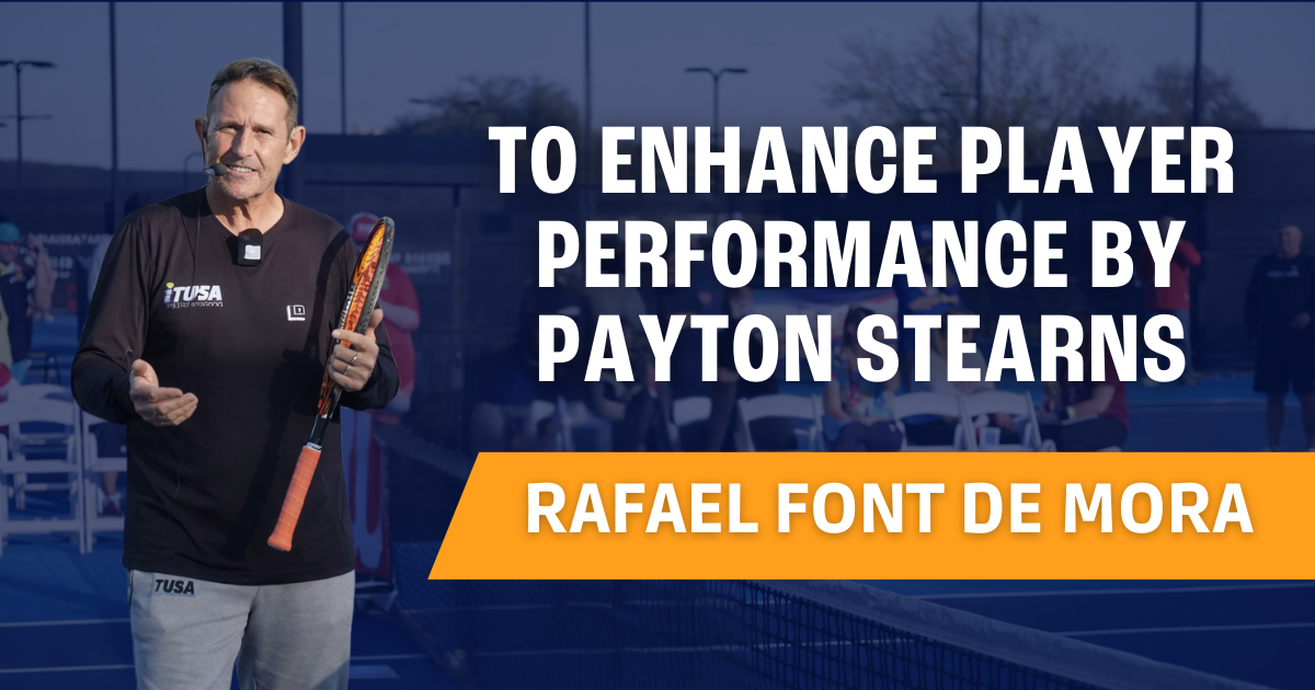Rafael Font De Mora - To Enhance Player Performance by Payton Stearns