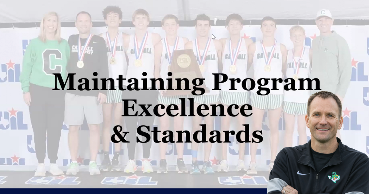 Justin Leonard: Maintaining Program Excellence & Standards