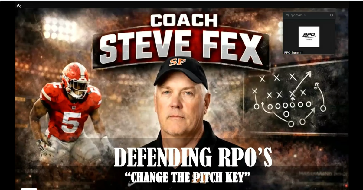 Steve Fex - Defending the RPO`s & Changing the Pitch Key
