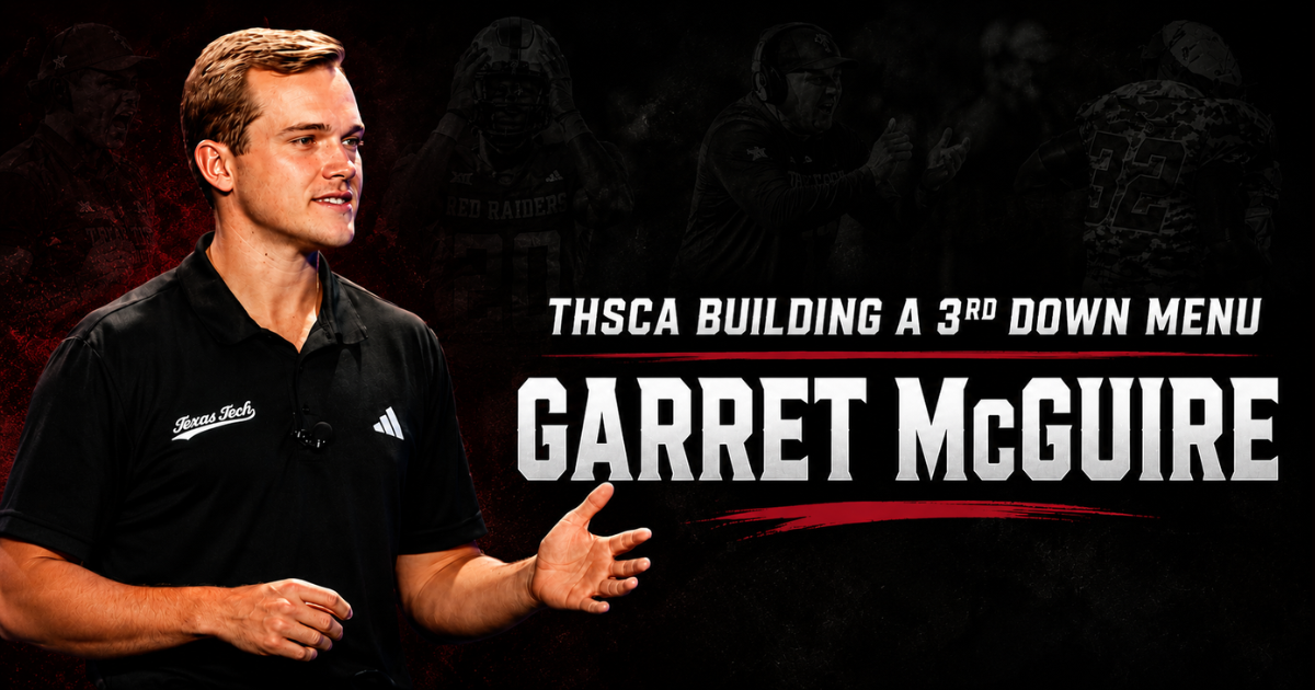 Garret McGuire - Building a 3rd Down Menu