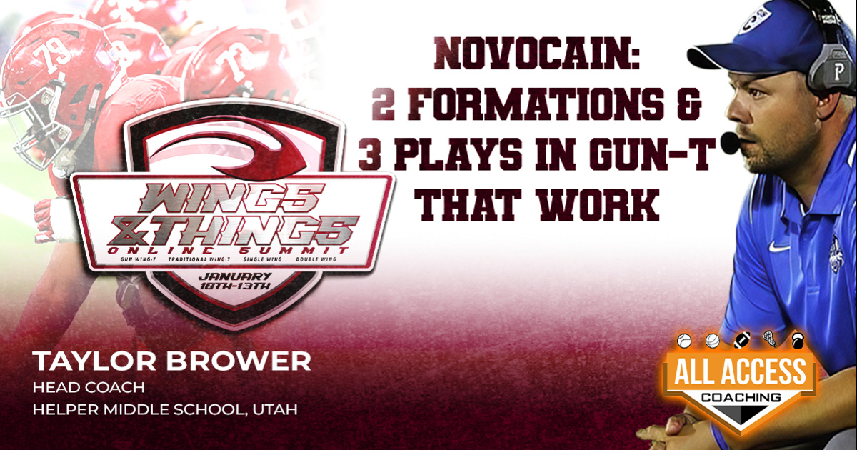 Novocain: 2 formations & 3 plays in Gun T that work