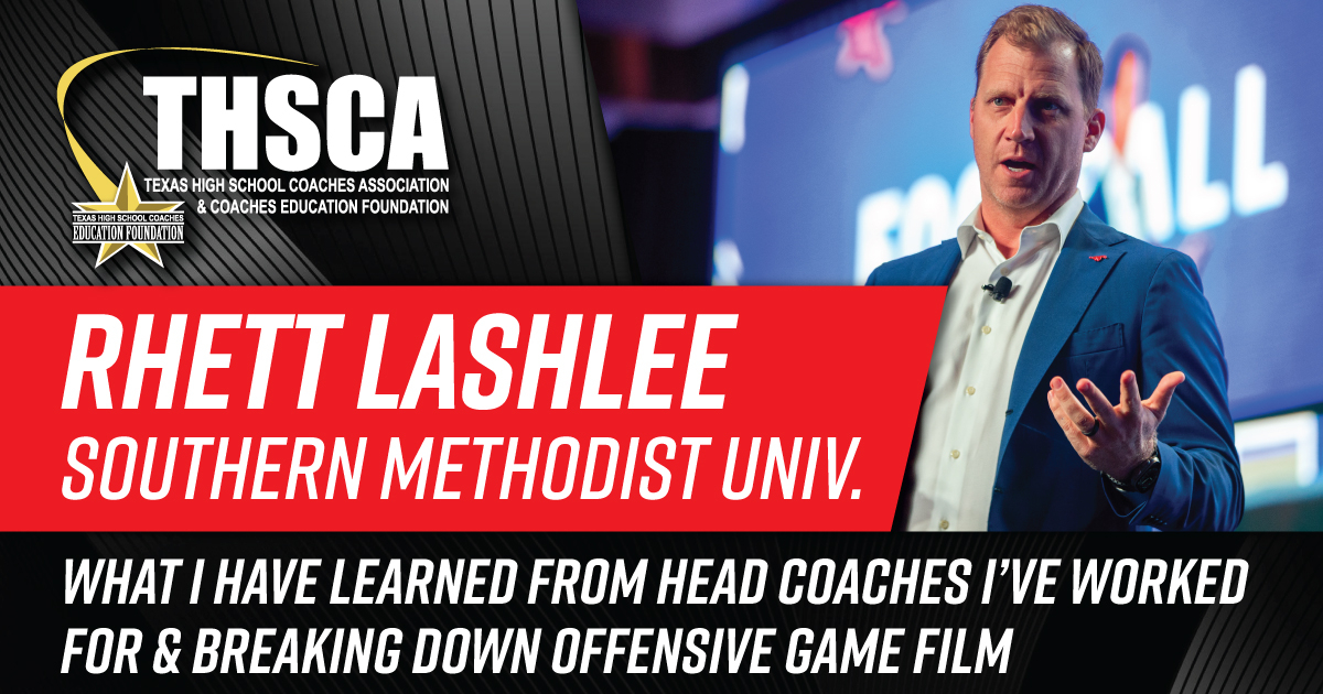 Rhett Lashlee - Breaking Down Offensive Game Film 