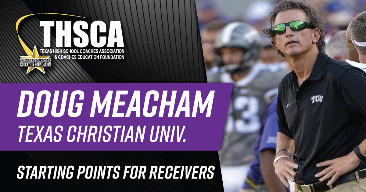 Doug Meacham - Starting Points for Receivers