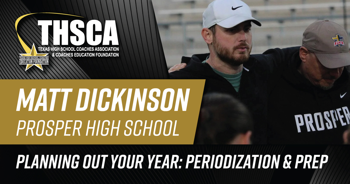 Matt Dickson - Planning out Your Year: Periodization & Prep