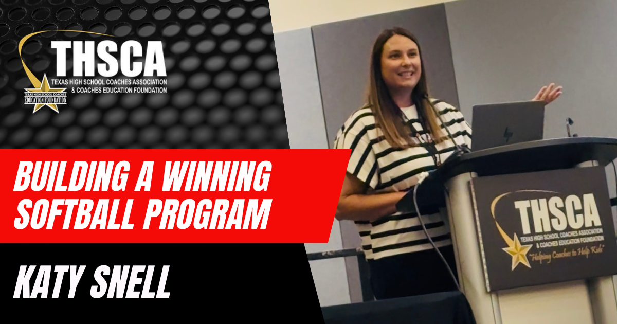 Katy Snell, Buda Johnson -Building a Winning Softball Program
