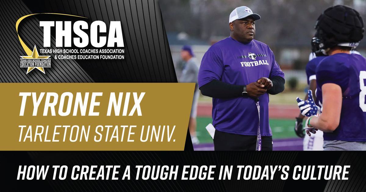 Tyrone Nix - How to Create a Tough Edge in Today`s Culture