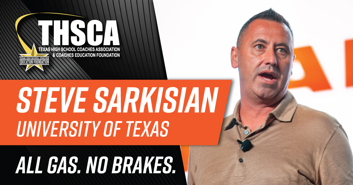 Steve Sarkisian - All Gas. No Brakes.