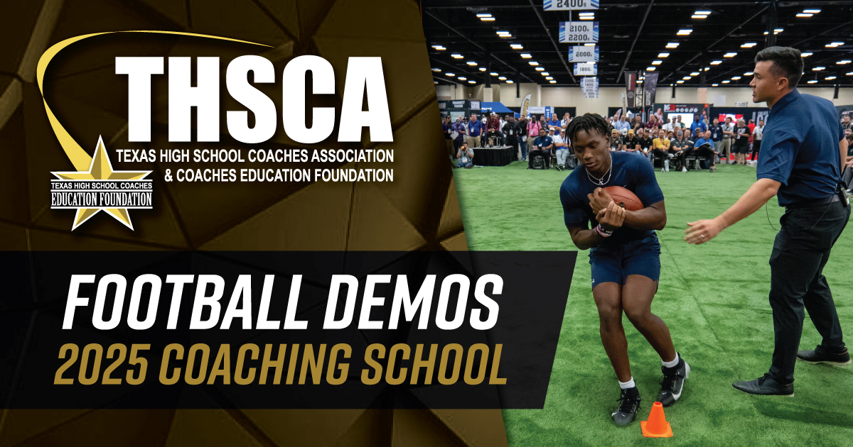 Football LIVE DEMOS - THSCA Coaching School 2025