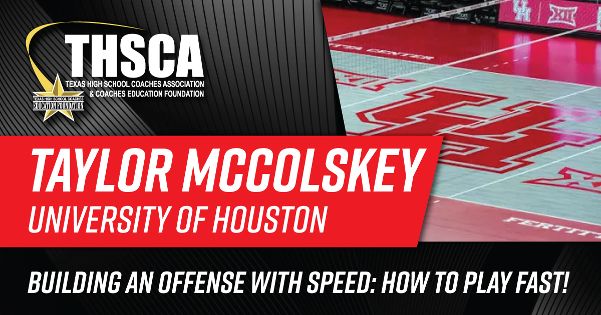 Taylor McColskey - Building an Offense with Speed: How to Play FAST!