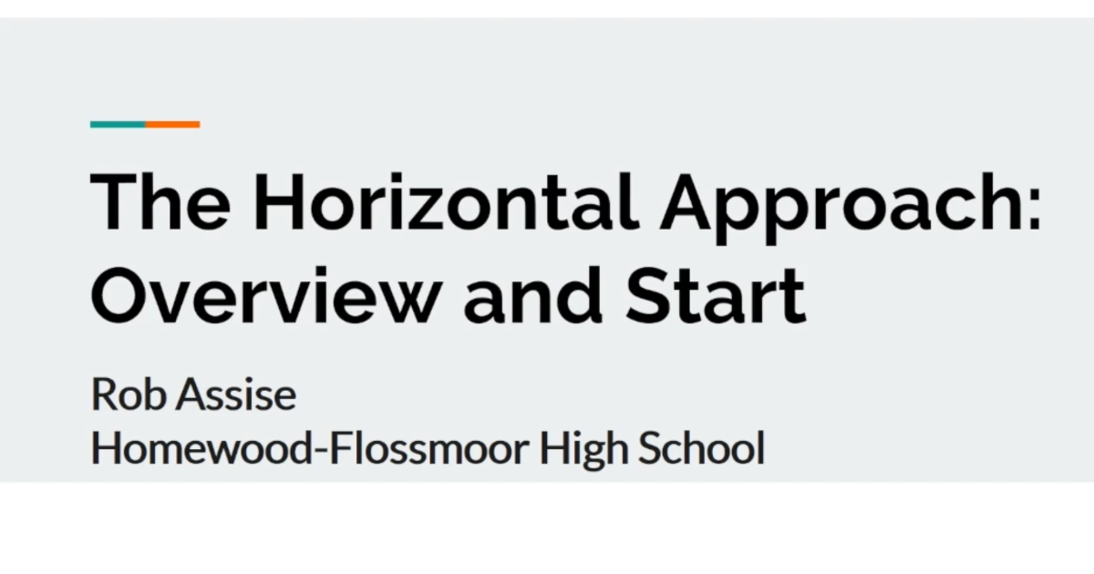 Rob Assise - The Horizontal Approach: Overview and Start