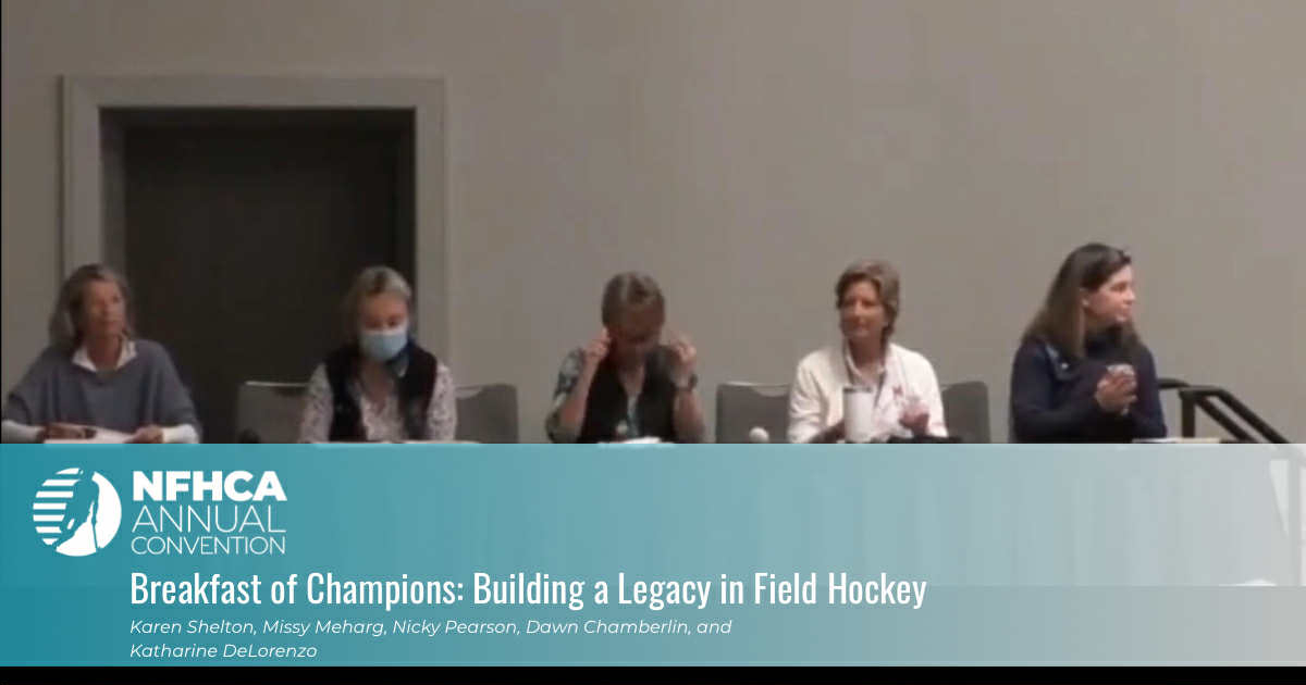 Breakfast of Champions: Building a Legacy in Field Hockey